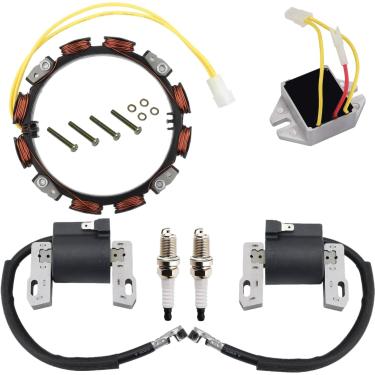 Imagem de FOTN Estator alternador para John Deere Z225 Z245 Z425 Z435 Z445 Z465 Z515E Z525E Z535M Z645 Z655 Z665 eztrak Zero Turn com regulador de bobina de ignição