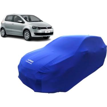 Imagem de Capa Automotiva Tecido Helanca Volksvagen Fox Alta Proteção (Azul)