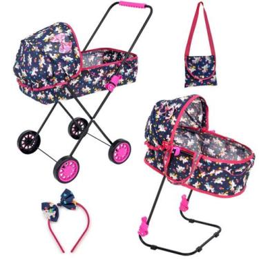 Imagem de Carrinho De Boneca Veneza Infantil Reborn Berço De Boneca - SAG TOYS, 
