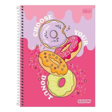 Imagem de Caderno Tilibra Univ Espiral C D 10 Matérias 160fls Show Feminino com 