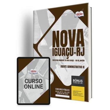 Imagem de Apostila Prefeitura de Nova Iguaçu - RJ 2024 - Agente Administrativo I