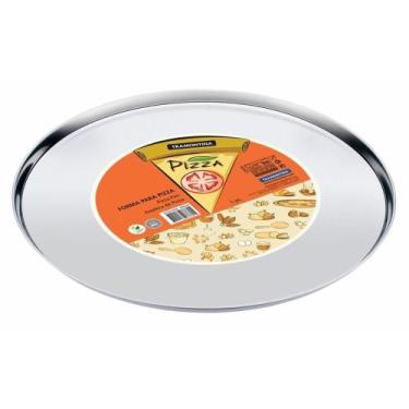 Imagem de Forma Para Pizza Tramontina Em Aço Inox 35 Cm Tramontina