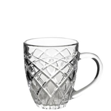 Imagem de Xícara Artemis Clear Vidro 240ml 3 Peças - Wincy Casa