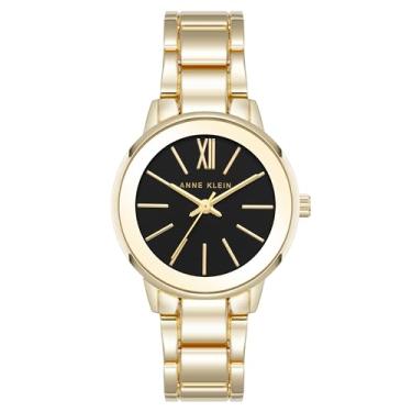 Imagem de Anne Klein Relógio de pulseira feminino, Dourado