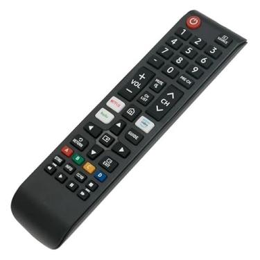 Imagem de Controle remoto de substituição para todas as TVs Samsung, Smart TV, 4K SUHD e TVs QLED com atalho Hulu. Pacote único.