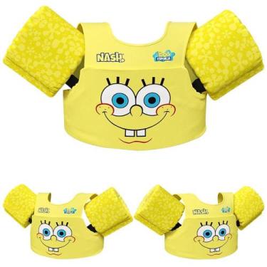 Imagem de Boia Infantil Bob Esponja com Colete Salva Vidas Nash