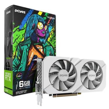 Imagem de Gpu Nvidia Geforce Rtx 3050 6Gb Gddr6 96Bit Branco Projeto Edge - Pvrt