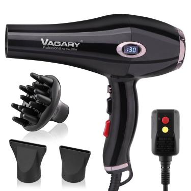 Imagem de Secador de cabelo VAGARY Professional Salon 2200W com difusor