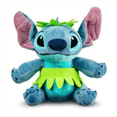 Imagem de Pelúcia Stitch Hula Hula Com Luz E Som 30cm Multilaser - Multilaser 