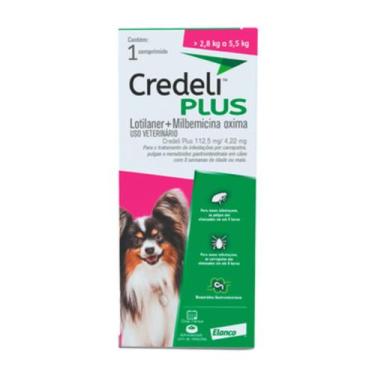 Imagem de Antipulgas Credeli Plus Cães 2,8kg a 5,5kg 1 comprimido - Elanco