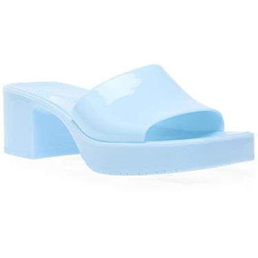 Imagem de Steve Madden Sandália feminina de salto Harlin, Azul, 11
