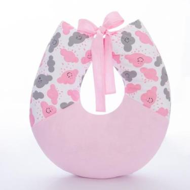 Imagem de Almofada de Amamentar  Light Nuvem Rosa - Pandora Baby Enxovais