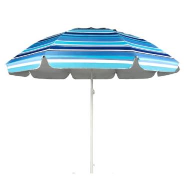 Imagem de Guarda-Sol Gigante ReforçAdo de Praia de 1,9m A 2,20m Para áRea Externa de Piscina e Jardim(1,9M Aberto CORES ALÉATORIA!!!)