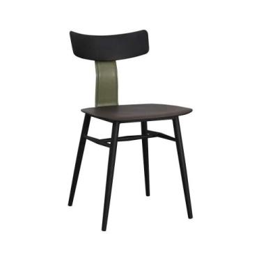 Imagem de Cadeira De Jantar Analu Rivatti - Preto E Verde