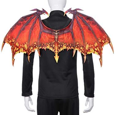 Imagem de MMSS Party Carnival Halloween Props Dragon Wing (Red)