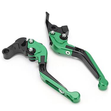 Imagem de ZJchao Alavanca de Embreagem, Alavanca de Freio de Bicicleta de Freio de de Motocicleta de Alumínio Embreagem do para 700 2019-2021 para MT-10/FZ-10 16-2021 (Verde)