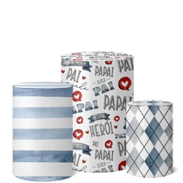 Imagem de Trio Capas Cilindro Decoração Festa Dia dos Pais (CLPAI0005)