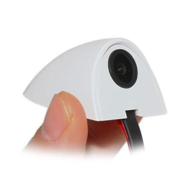 Imagem de EWAY Câmera de visão lateral de porta de carro, autoadesiva, sem parafusos, estilo mini, imagem flip de cabeça para baixo, câmera de ângulo cego de 92° para caminhonetes, SUVs, Vans trailers, trailers