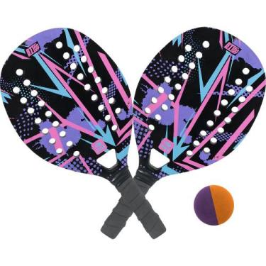 Imagem de Kit Beach Tennis BT100 Lilás Bel, Único
