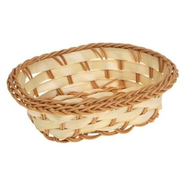 Imagem de CESTA DE PALHA OVAL