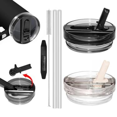 Imagem de TideBloom Tampa removível de substituição de 1,134 g para copo Stanley, à prova de vazamento, durável, à prova de respingos, compatível com copos Stanley de 1,134 g, acessórios para copos Stanley