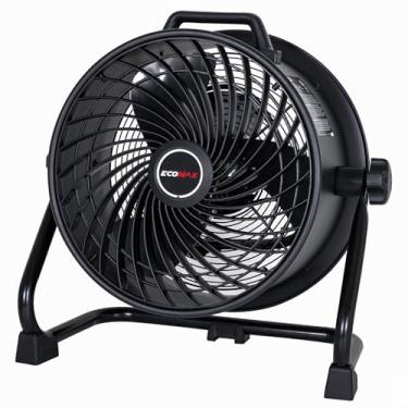Imagem de ECOMAX Ventilador industrial de alta velocidade de 16 polegadas Ventilador portátil de metal resistente com inclinação de 3 velocidades de 360°, ventiladores de chão para oficina de armazém, garagem