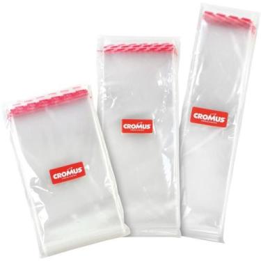 Imagem de Saco Adesivado Transparente 10X15+3CM ABA - Cromus