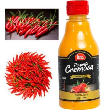 Imagem de Molho Pimenta Cremosa Ervas Finas Gourmet Picância Intensa 200ml Bahia