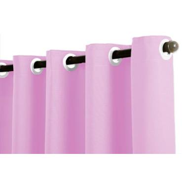 Imagem de Cortina Janela Tecido Com Ótimo Caimento 2,60 X 1,40m Altura - Armazém