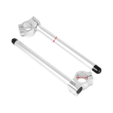 Imagem de Guidão Universal Ajustável Para Motocicleta 31-51MM Clip-On Para Cafe 