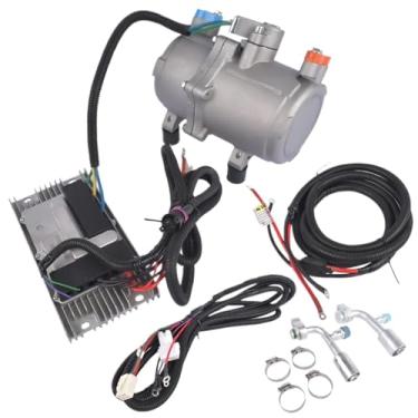 Imagem de Kit de compressor de ar condicionado elétrico universal automático AP03 12V, espiral horizontal semi-fechado