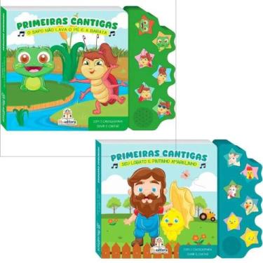 Imagem de Kit Primeiras Cantigas: Seu Lobato + Sapo Não Lava o Pé (2 Vol) - Kit 