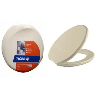 Imagem de Assento Sanitário Universal Reforçado Tigre Tampa Vaso Cores Deca Icas