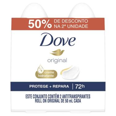 Imagem de Desodorante Dove Roll On 2 Desodorantes de 50ml