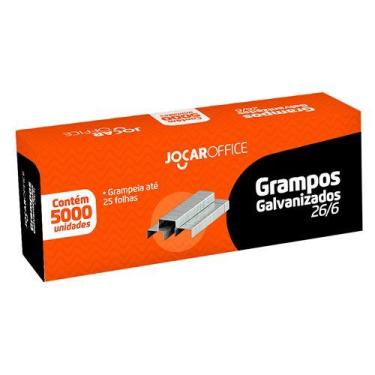Imagem de Grampo Galv 26/6 Jocar Office C/ 5000 Un - Leo & Leo
