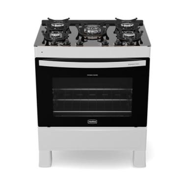 Imagem de FOGAO A GAS REALCE PREMIUM GLASS 5Q BRANCO