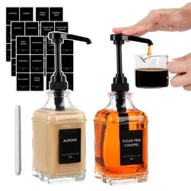 Imagem de Dispensador de xarope de café BIGIVACA 473ml, pacote com 2 unidades, v