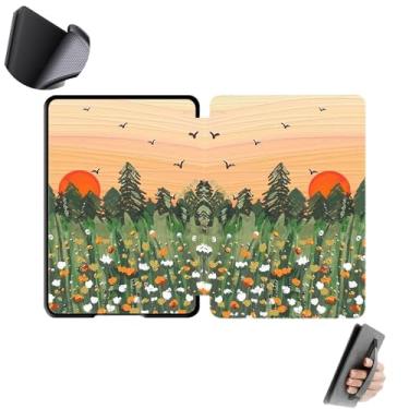 Imagem de GUKSRASO Capa para 6.8" Kindle Paperwhite 11ª Geração/Signature Edition (Modelos: M2L3EK/M2L4EK) - Painel Traseiro em TPU com Função de Suspensão/Ativação Automática, Alça de Mão