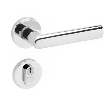 Imagem de Fechadura 880 La Fonte Externo ST1 40 Roseta 323 Inox Lixado