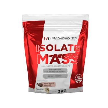 Imagem de Hipercalorico isolate mass 3kg chocolate hf suplementos