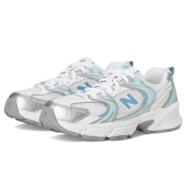 Imagem de New Balance Tênis infantil unissex 530 (criança grande), Sal marinho/água parada, 19