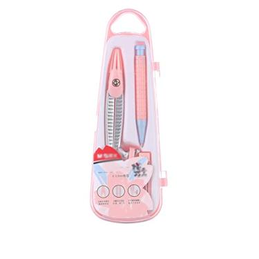 Imagem de Bússola geométrica bússola matemática com lápis bússola de desenho de geometria para estudante bússola de desenho lápis mecânico de 0,5 mm recarga de lápis bússola de desenho