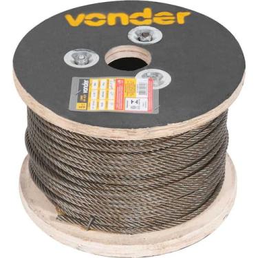 Imagem de Cabo Aço Polido 6.35mm 6x19S Com Alma Vonder