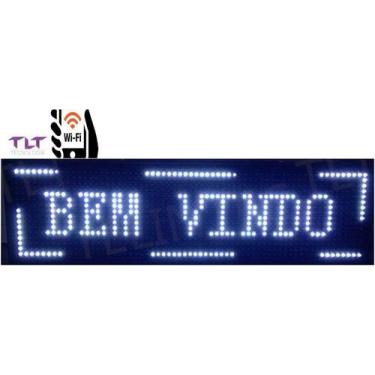 Imagem de Painel de led letreiro 68x20cm branca interno-Celular - TLT