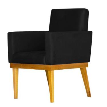 Imagem de Poltrona Decorativa Para Sala Bella Veludo Aninha Decor - Las Patitas,