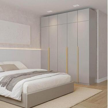 Imagem de Guarda-roupa Modulado 6 Peças 10 Portas Jade Cabecasa Madeiramadeira C
