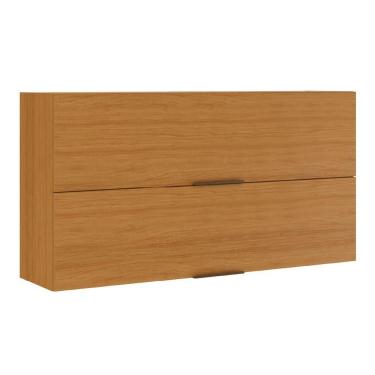Imagem de Armário De Cozinha Aéreo Duplo 2 Portas Módulo Suspenso Cinamomo Namur Itatiaia Cinamomo