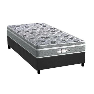 Imagem de Cama Box Solteiro: Colchão Molas Masterpocket Ensacadas Probel Evolution + Base Gray(88X188)