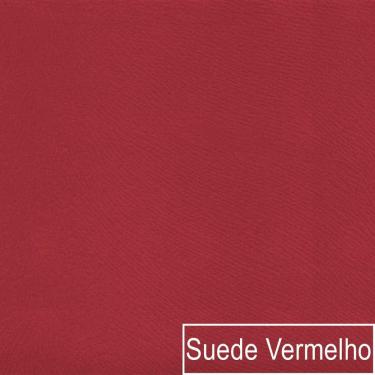 Imagem de Sofá 2 e 3 Lugares Europa 180cm Conforto e Elegância Suede Vermelho