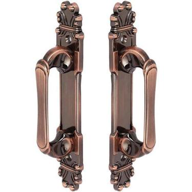 Imagem de Puxador Duplo Mozart 280mm Cobre Antigo - Máxima Metais